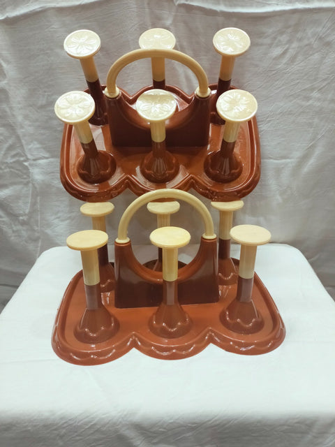 Pack of 2 Glass Stand