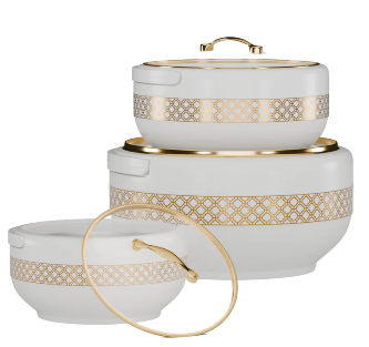 Graceware - Brighton Hotpot Gold - Set of Three