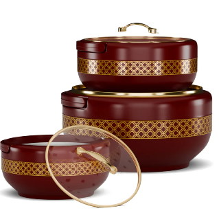 Graceware - Brighton Hotpot Gold - Set of Three