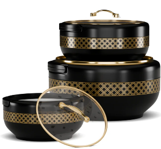 Graceware - Brighton Hotpot Gold - Set of Three