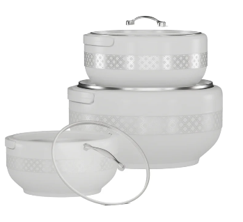Graceware - Brighton Hotpot Silver - Set of Three