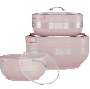Graceware - Brighton Hotpot Silver - Set of Three
