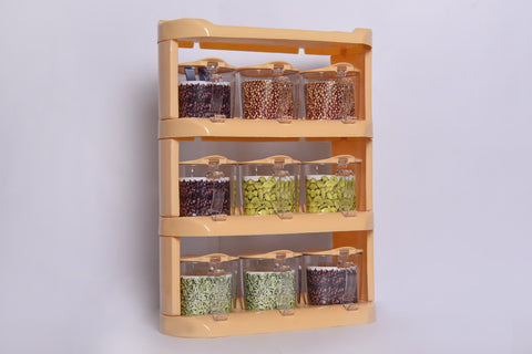 Crown Spice Rack 9pcs