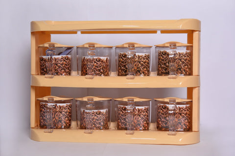 Crown Spice Rack 8pcs
