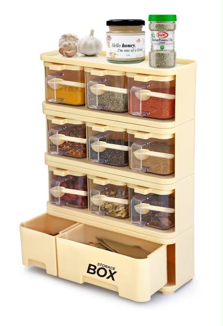 Bravo Spice Rack 9pcs