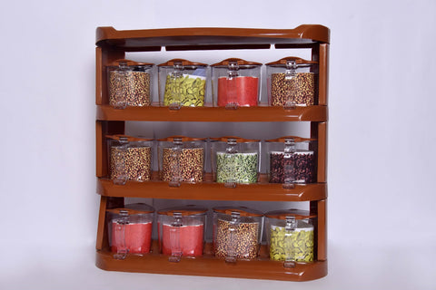 Crown Spice Rack 12pcs