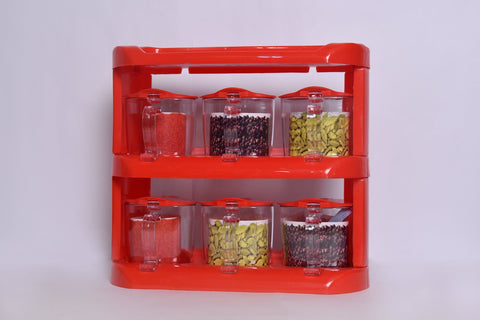 Crown Spice Rack 6pcs
