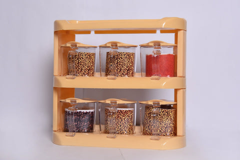Crown Spice Rack 6pcs
