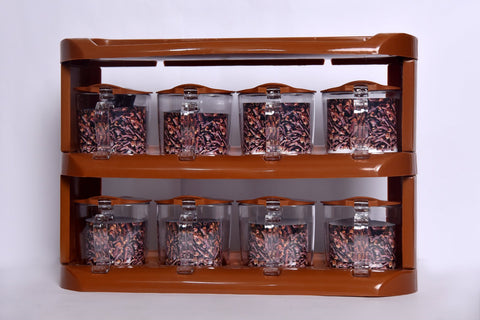 Crown Spice Rack 8pcs
