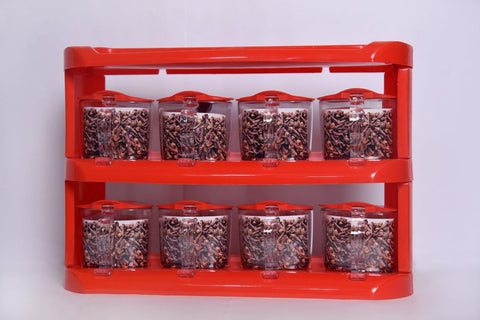 Crown Spice Rack 8pcs